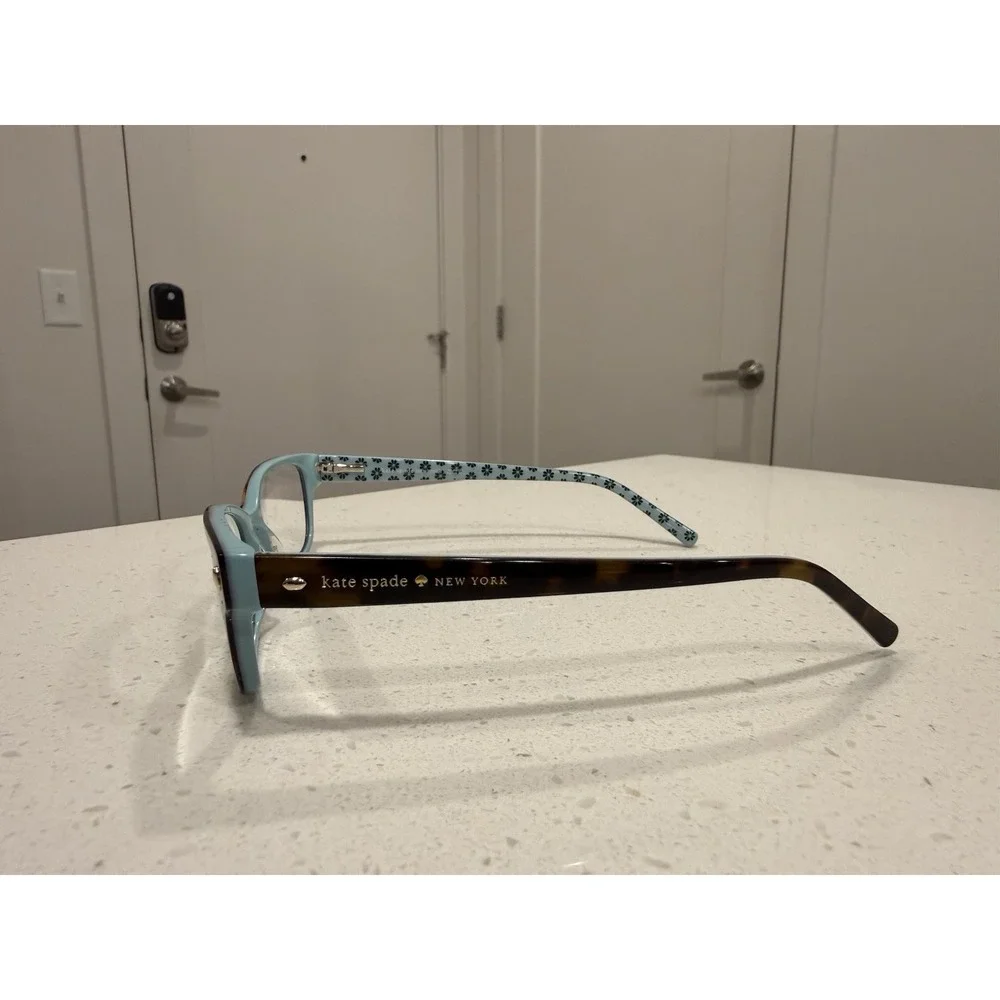 kate spade lucyann eyeglasses frames brown havana 53-16-135
